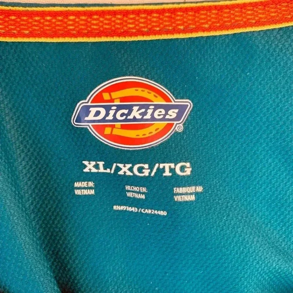 Carhartt, Healing Hands, Dickies Scrub Top Lot of 3 Size XL Teal Scrubs Bundle - Picture 11 of 11